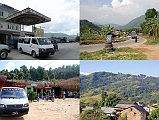 
I met my guide Gyan at the airport, and we drove in a private van out of chaotic Kathmandu on the highway to Tibet. We turned off the highway and drove on, passing Charikot (2000m) before descending to Dolakha (1660m).
